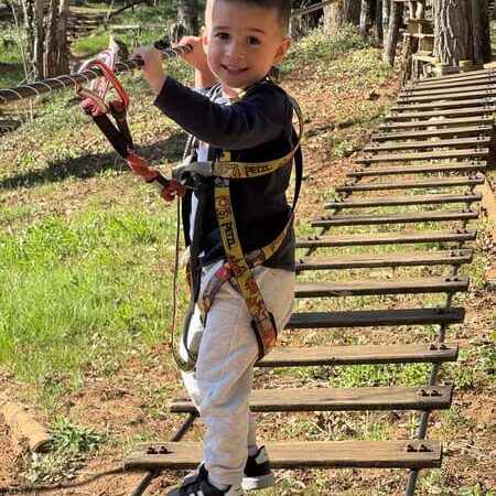 Parcours accrobranche pour les enfants à Sarlat